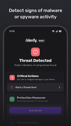 iVerify Basic screenshot