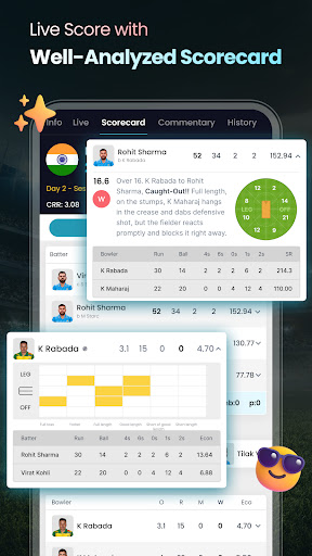 Cricket LineX: Fast Live score screenshot