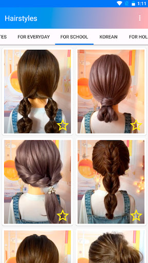 Easy hairstyles step by step screenshot