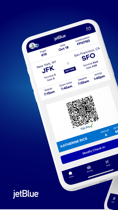 JetBlue - Book & manage trips screenshot