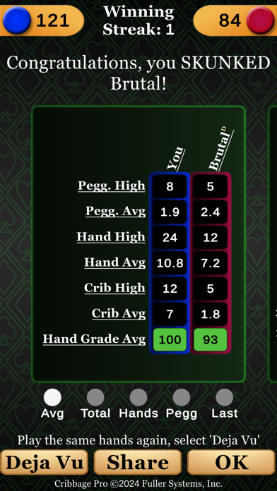 Cribbage Pro Online! screenshot