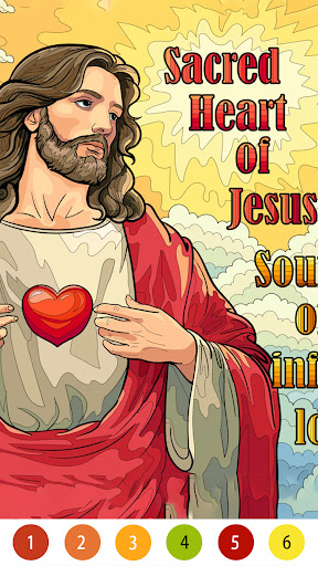 Bible Color Paint By Number screenshot