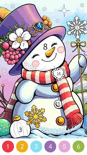 Vivid Color Paint By Number screenshot