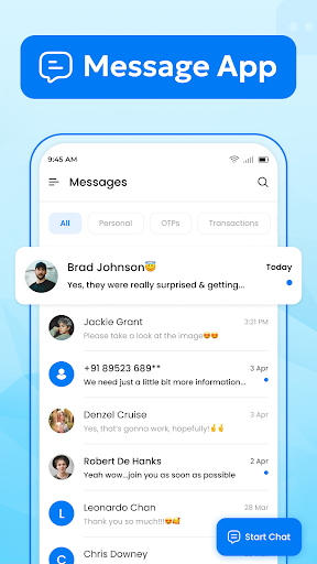 Messages - all in one chat app screenshot