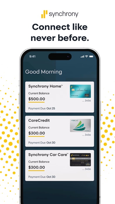 MySynchrony screenshot