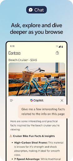 Microsoft Edge: AI browser screenshot