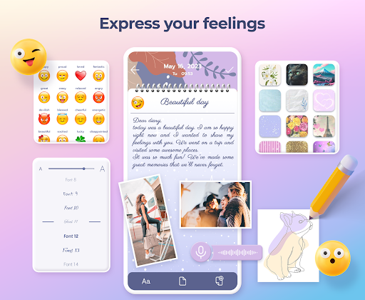 My Secret Diary with Lock screenshot