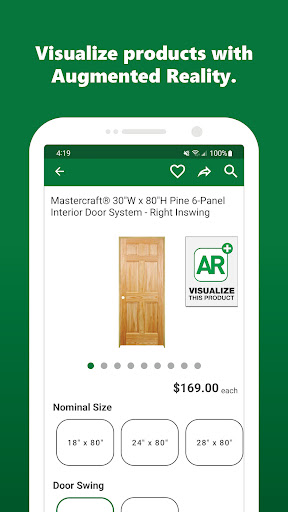 Menards® screenshot