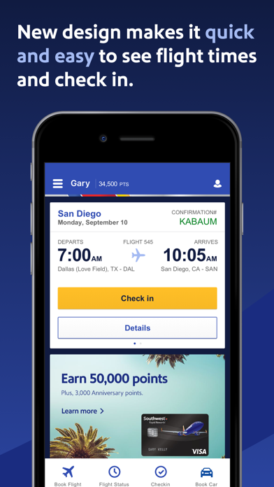 Southwest Airlines: Travel App screenshot