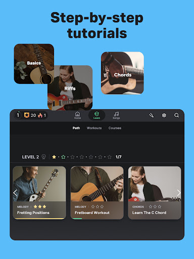 Yousician: Learn Guitar & Bass screenshot