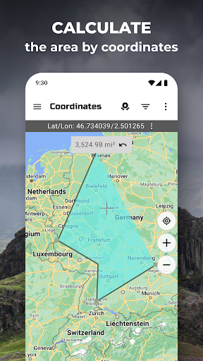 GPS Coordinates Locator Map screenshot