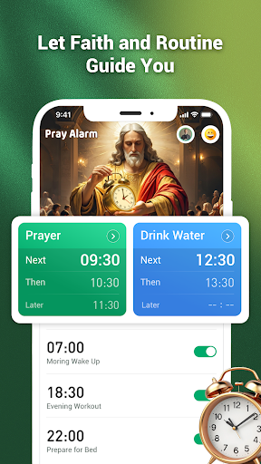 Pray Alarm, Calendar & Bible screenshot