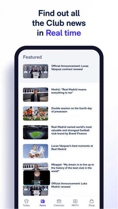 Real Madrid screenshot