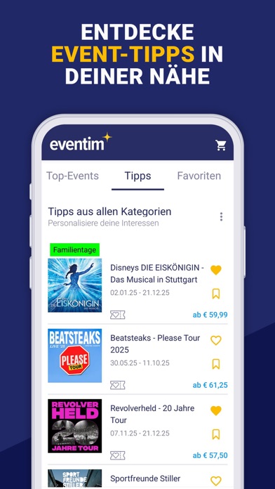 EVENTIM DE: Tickets for Events screenshot