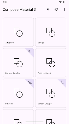 Compose Material Catalog screenshot