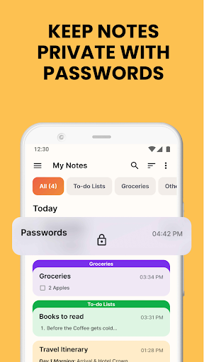Notes Launcher: Notepad, To-do screenshot