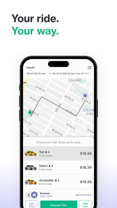 Curb - Request & Pay for Taxis screenshot