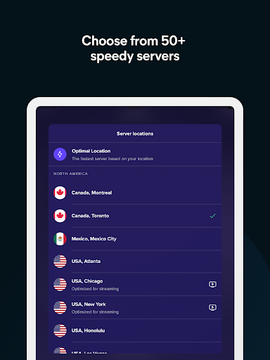 Avast SecureLine VPN & Privacy screenshot