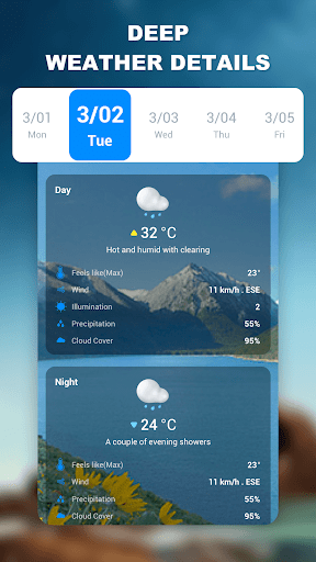 Weather app - Radar & Widget screenshot