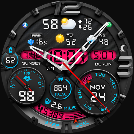 PER32 Ultra Hybrit Watch Face screenshot
