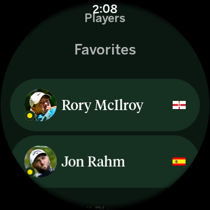 The Masters Golf Tournament screenshot
