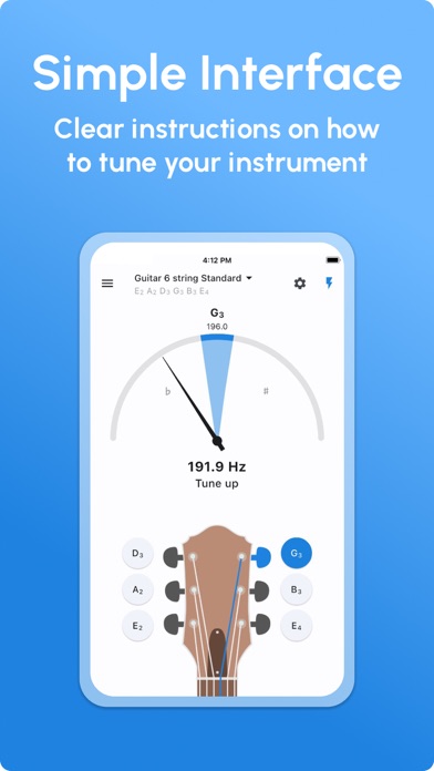 Guitar Tuner - LikeTones screenshot