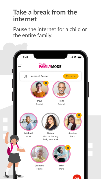 T-Mobile® FamilyMode™ screenshot