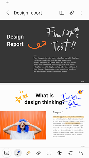 Samsung Notes screenshot