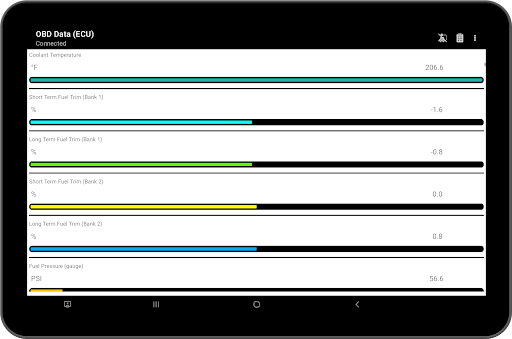 Tor OBD2 Diagnostics screenshot