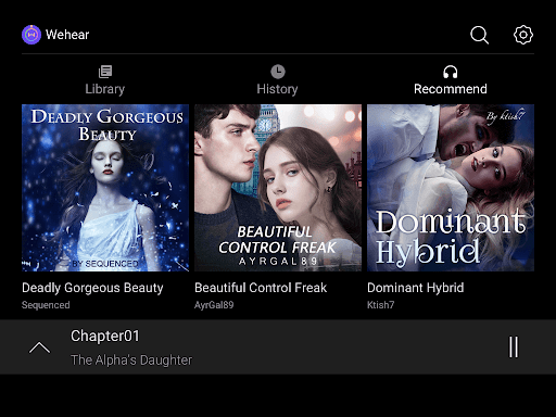 Wehear - Audiobooks & Stories screenshot