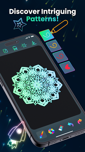 Magic Doodle: Glow Art Drawing screenshot
