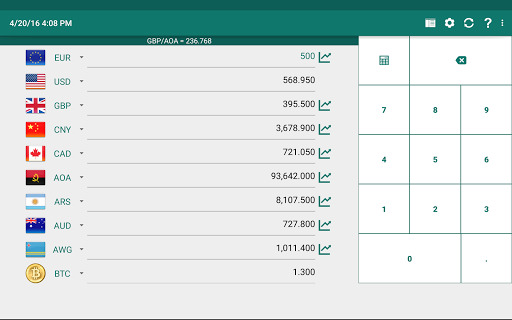 Currency Converter Plus screenshot