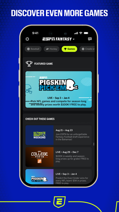 ESPN Fantasy Sports screenshot