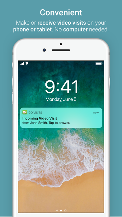 GettingOut Visits screenshot