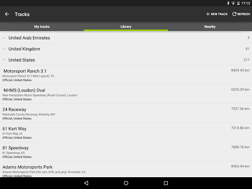 RaceChrono Pro screenshot