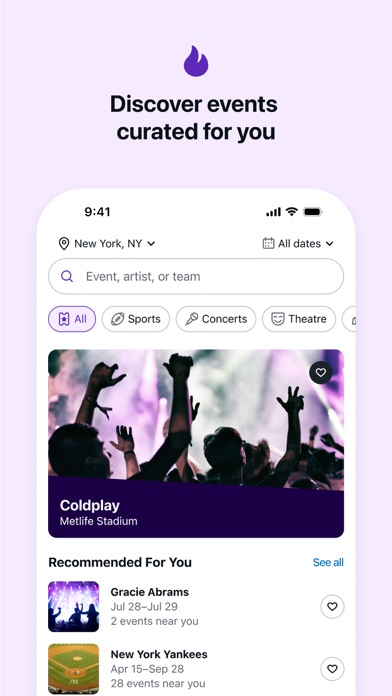 StubHub - Live Event Tickets screenshot