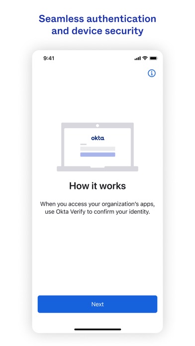 Okta Verify screenshot