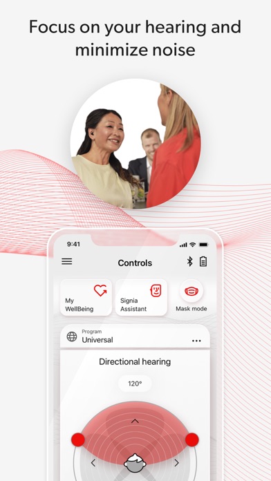 Signia App screenshot