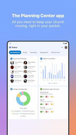 Planning Center screenshot