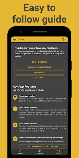 Skincare Routine screenshot