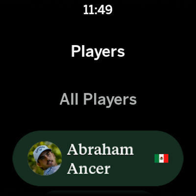 The Masters Golf Tournament screenshot