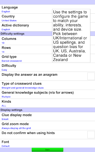 Crossword Unlimited screenshot