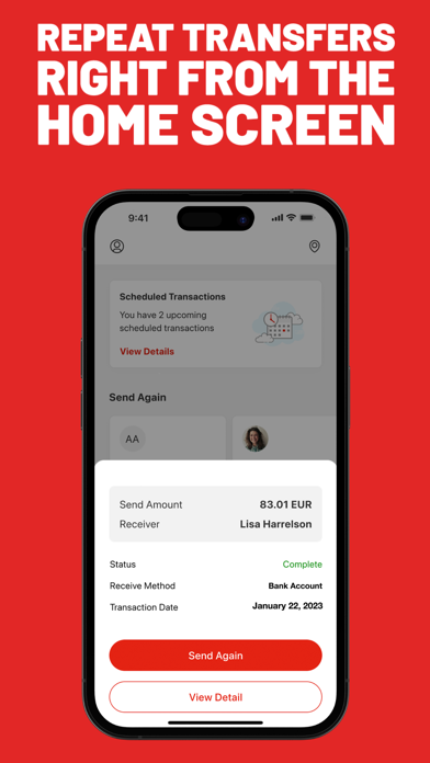MoneyGram® Money Transfers App screenshot