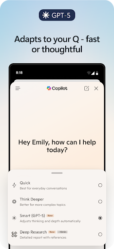Microsoft Edge: AI browser screenshot