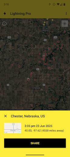 My Lightning Tracker & Alerts screenshot