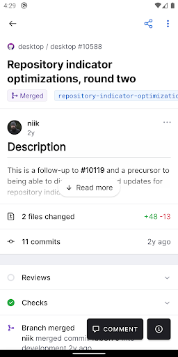 GitHub screenshot