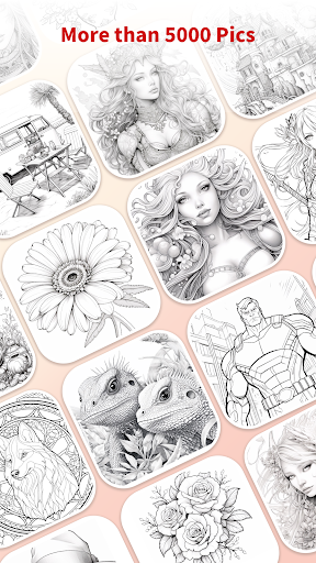 InColor: Coloring & Drawing screenshot