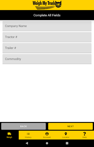 Weigh My Truck screenshot