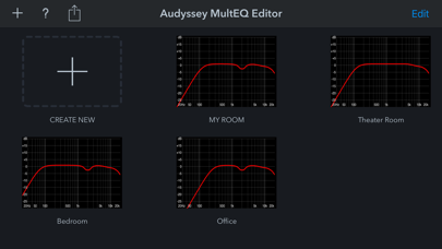 Audyssey MultEQ Editor app screenshot
