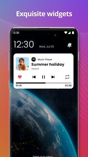 Music player screenshot